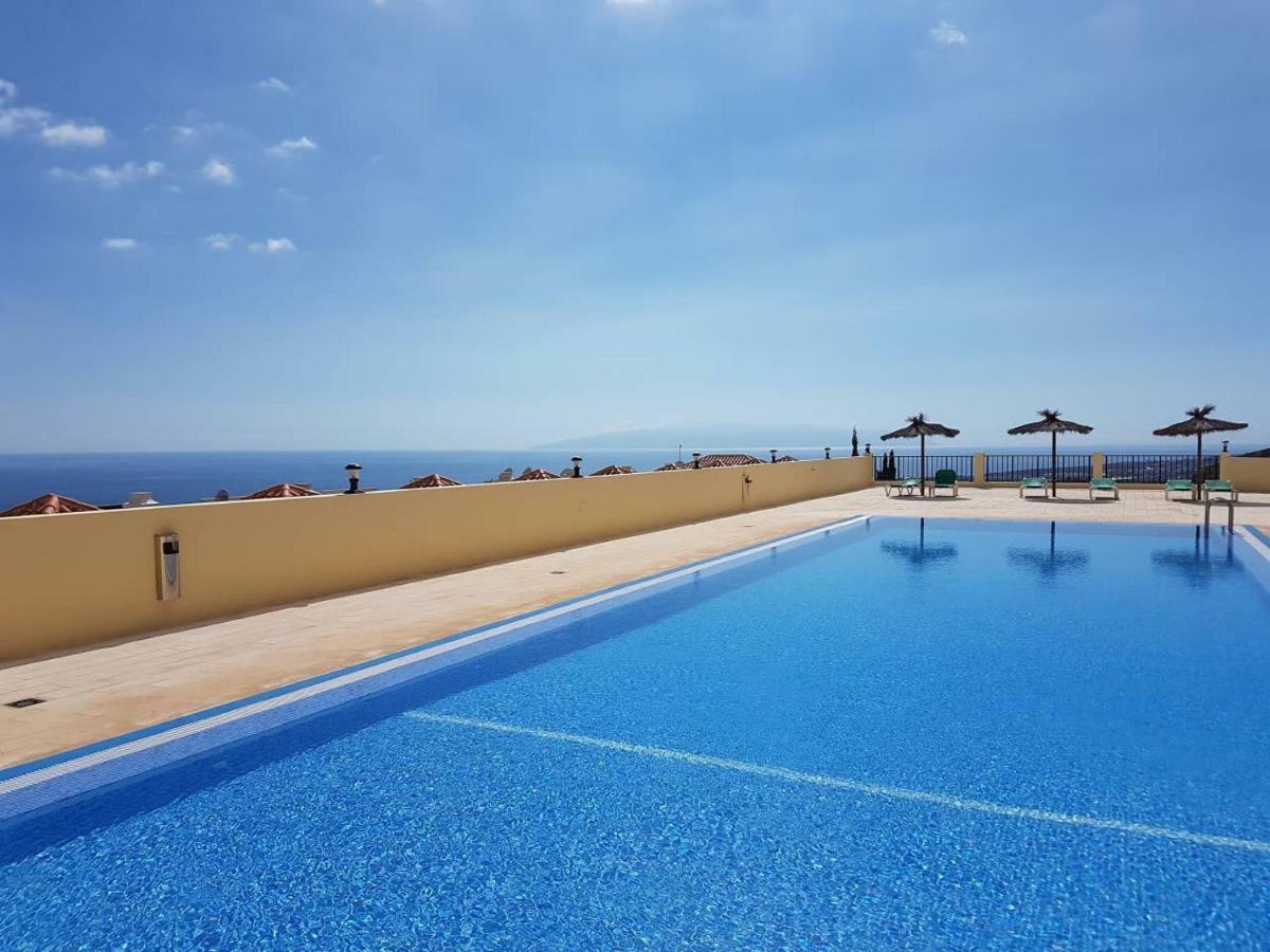 Villa Roque Del Conde With Fantastic Sea View, Terrace, Pool, Wifi, Sat-Tv, Garage Costa Adeje (Tenerife) Exterior foto